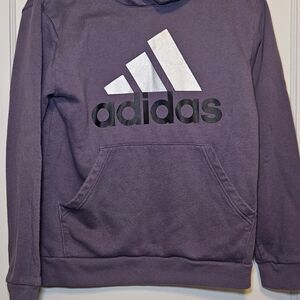 Adidas Purple Hoodie with Logo